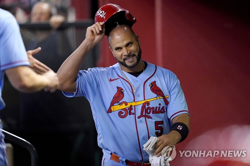 MLB 푸홀스, 연타석 홈런…개인 통산 700홈런에 '-8'