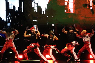 Group Photos of CIX from their media showcase for their fifth mini album 'OK' Episode 1