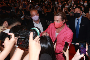 [Moment to Focus] Brad Pitt in Seoul