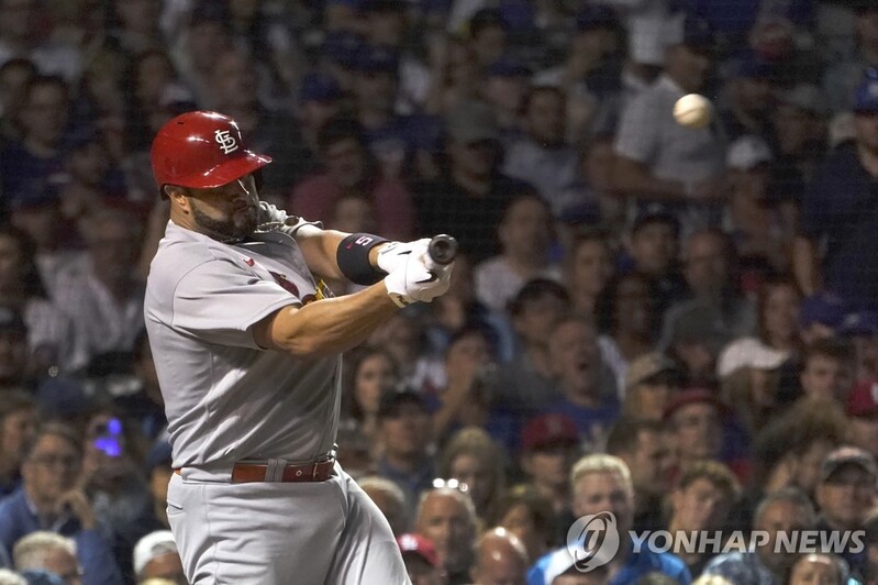 '42세' 푸홀스, 10년 만에 MLB 이주의 선수 수상