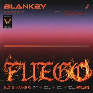 BLANK2Y's album cover for 'FUEGO (Burn it up)' drops