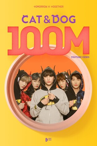 Tomorrow X Together's 'Cat & Dog' exceeds 100 mln YouTube views