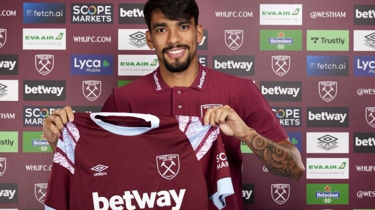 브라질 국가대표 MF 파케타, 웨스트햄 이적…구단 최고 이적료