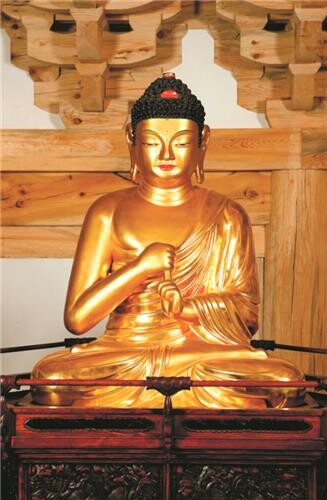 통일신라 때 만든 해인사 목조불상 국보된다