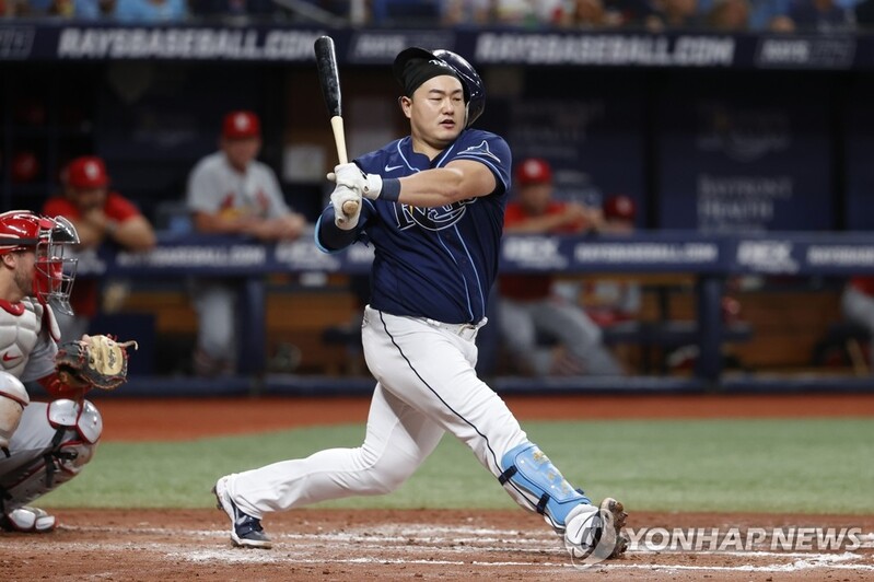 탬파베이 최지만, 4경기째 선발 제외…대타로 삼진