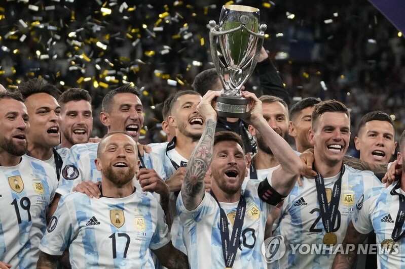 메시가 중국 제품 광고?…中기업, 아르헨 축구대표팀 대거 후원