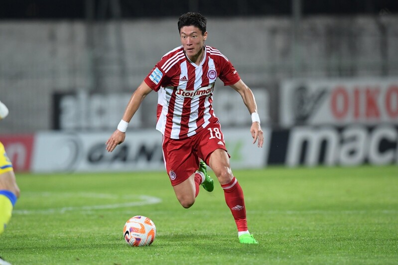 '황의조 첫 도움' 올림피아코스 3-1 승리…황인범도 풀타임