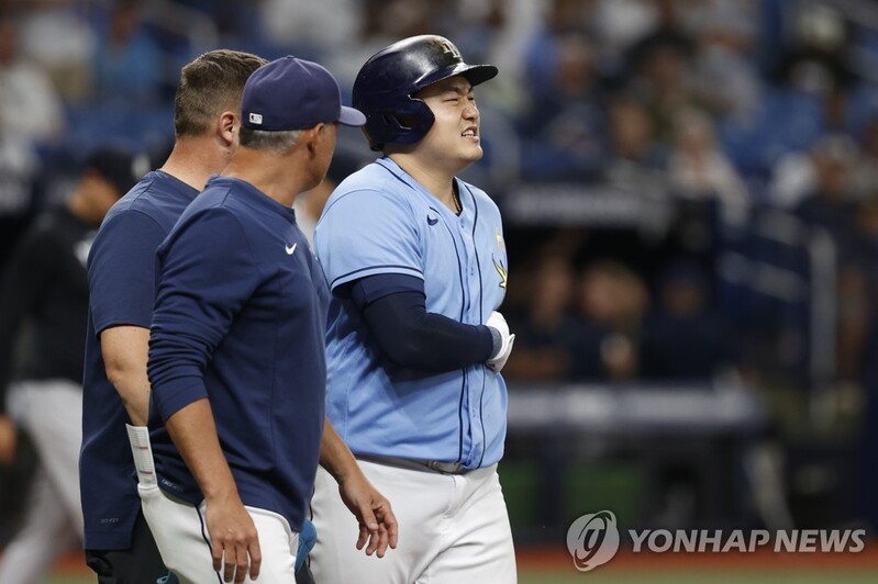'타격 부진' 최지만, 우완투수 등판에도 결장…탬파베이는 5연승