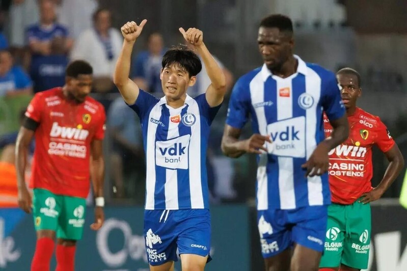 벨기에 프로축구 홍현석, 시즌 2호골…헨트는 1-2 역전패