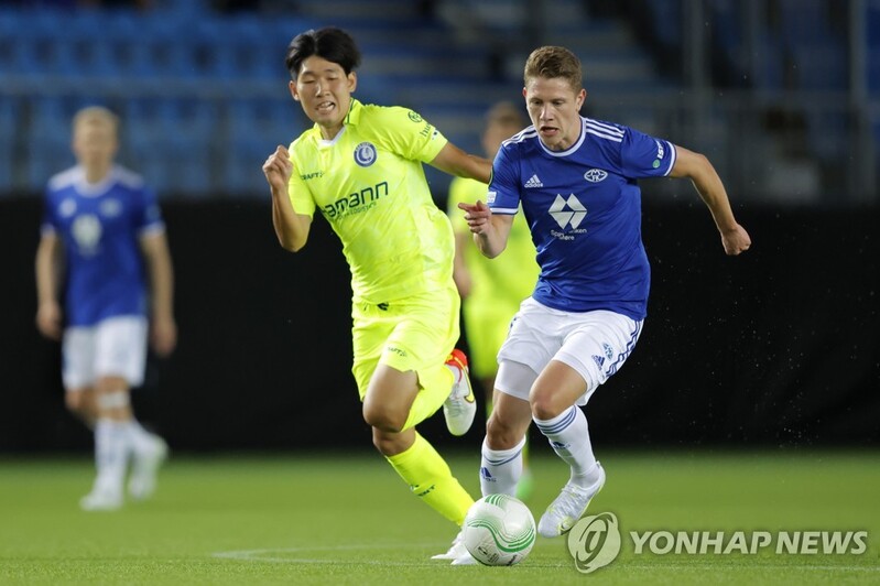 벨기에 프로축구 홍현석, 유로파 콘퍼런스리그 풀타임 출전