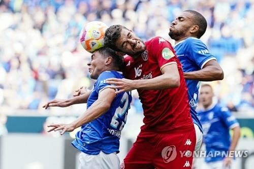 '이재성 후반 출전' 마인츠, 수적 열세 끝에 호펜하임에 1-4 패