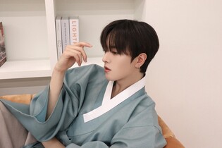 Photos of ONEUS wearing Hanbok