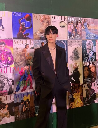 NCT's JENO at Vogue world