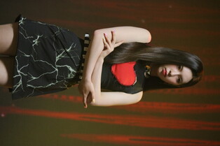 Individual photos of NMIXX during media showcase of second single album 'ENTWURF'