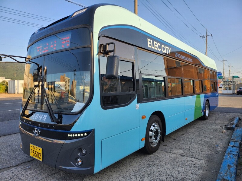 보령시, 친환경 전기 저상버스 도입…3개 노선서 운행