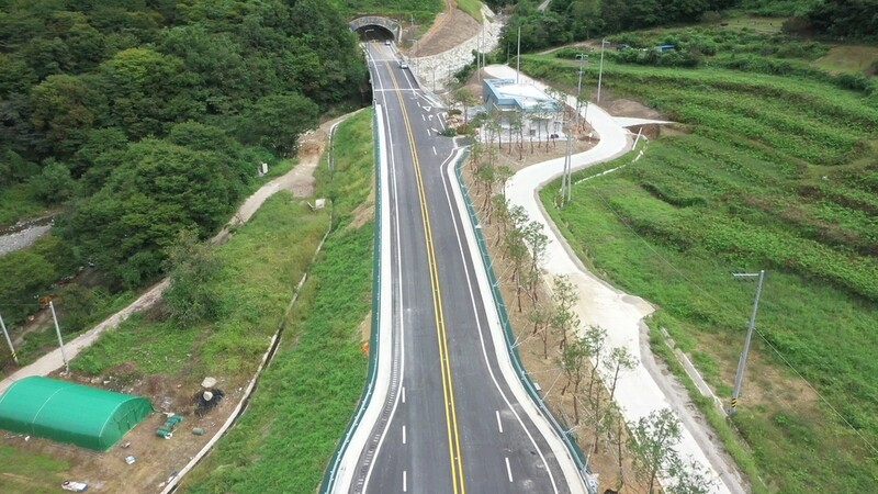 산청읍∼지리산 입구 15분으로 단축…밤머리재 터널 21일 개통