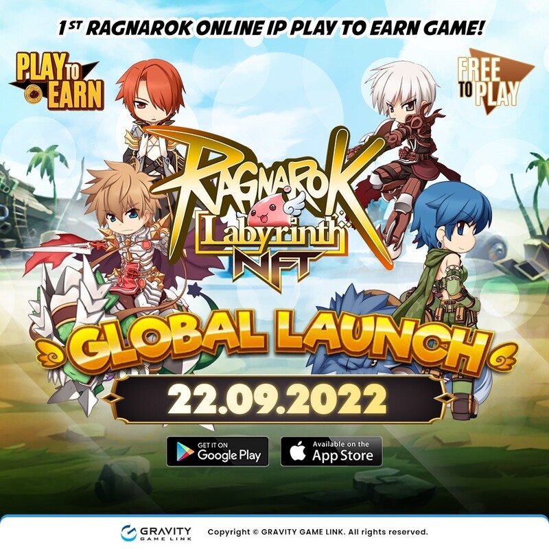그라비티, P2E 게임 '라그나로크 라비린스 NFT' 글로벌 출시