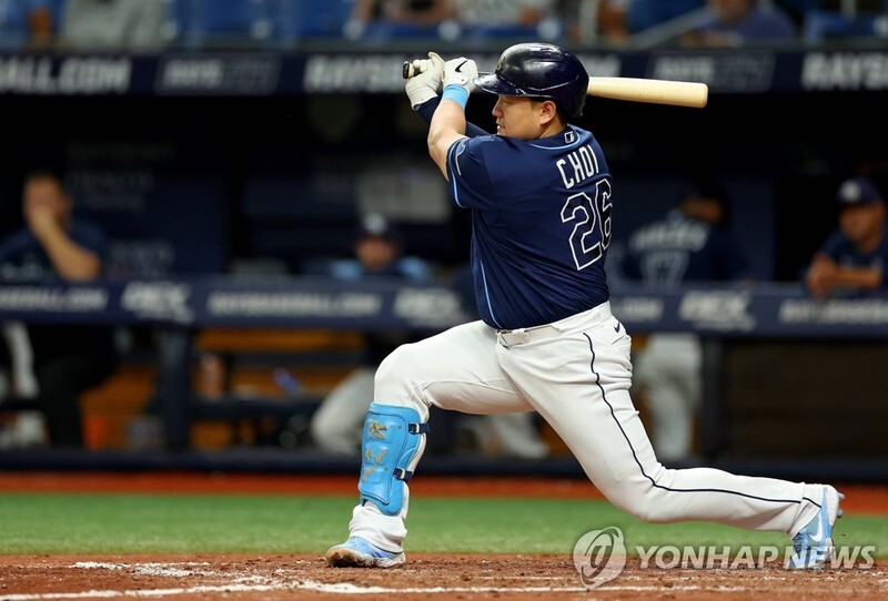 탬파베이 최지만, 대타로 볼넷 골라 승리에 '디딤돌'