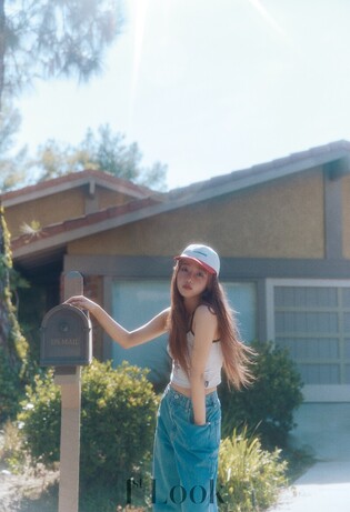 Photos of Choi Yoo-jung in LA for First Look magazine