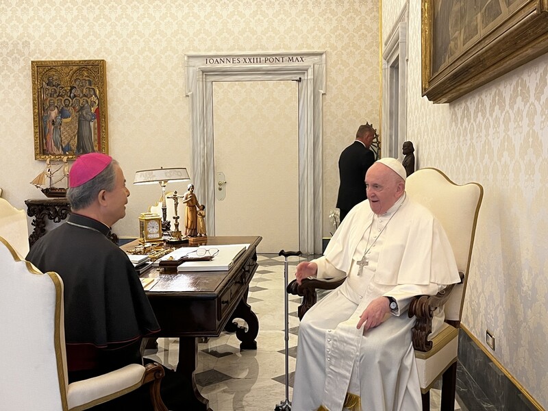 교황 "남북한·우크라이나 평화·안정의 길 가도록 기도"