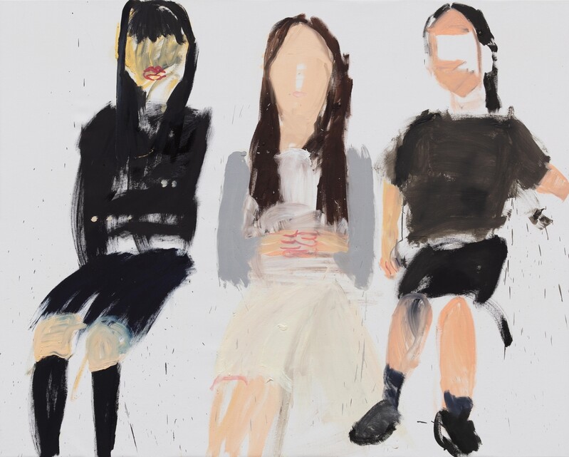 이목구비 없는 인물화…유현경, 호리아트스페이스서 개인전