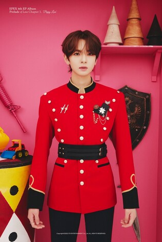 Individual concept photos of EPEX for fourth EP ‘Puppy Love'