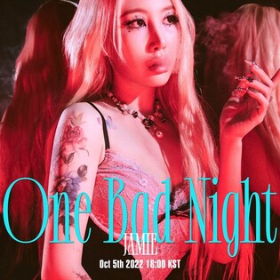 Teaser images of Jamie for new EP 'One Bad Night'