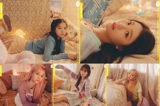 Daydream concept photos of Kep1er for third mini album 'TROUBLESHOOTER'