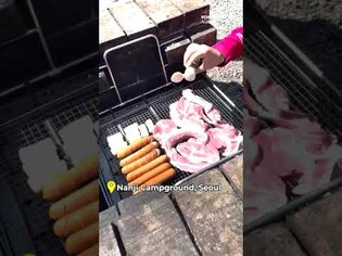 [ASMR] Outdoor K-BBQ