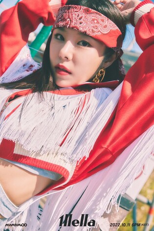 Group and individual concept photos of Mamamoo for upcoming 12 mini album 'Mic On' drops