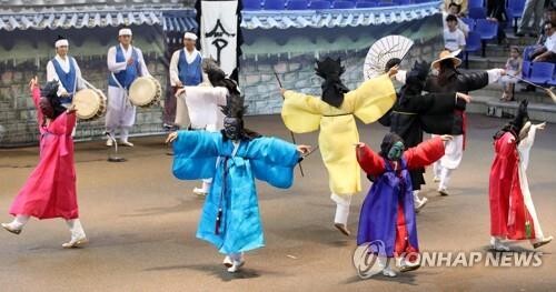 공룡세계엑스포에서 즐기는 고성오광대…9∼10일 정기공연