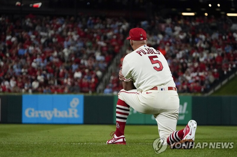 MLB 세인트루이스 푸홀스·몰리나, PS 탈락으로 그라운드와 작별