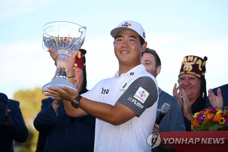 (3rd LD) S. Korean Kim Joo-hyung captures 2nd career PGA Tour win in Las Vegas