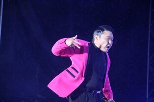 Photos of PSY during 'Powerful Daegu K-pop Concert' at Kyungpook National University