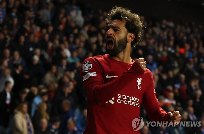 살라흐, UCL 최단 시간 해트트릭…3골 넣는 데 6분 12초