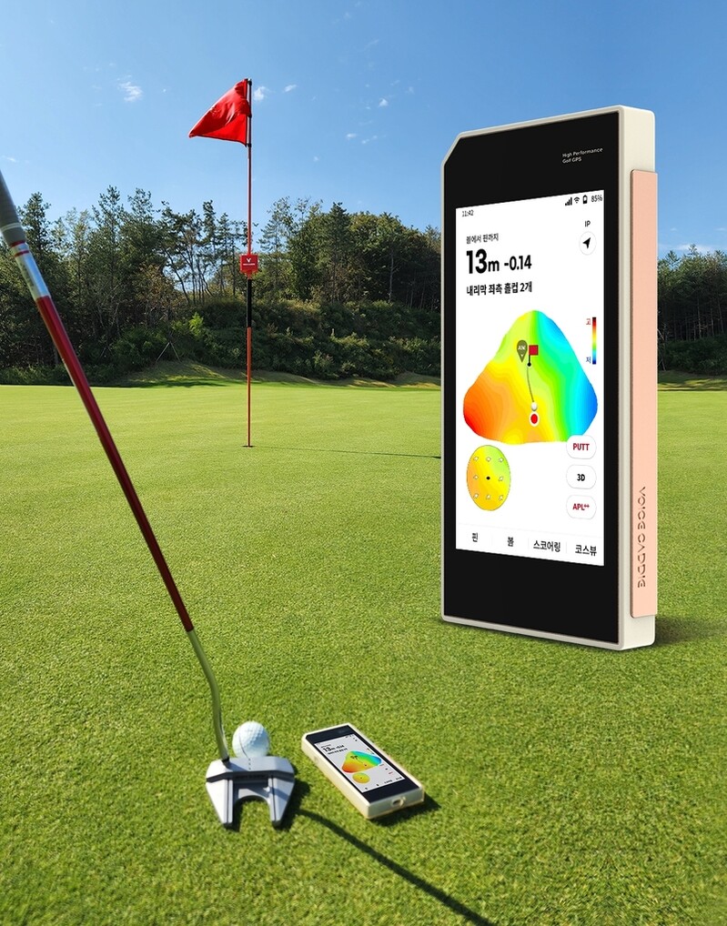 골프 거리측정기 보이스캐디, 초정밀 위치정보 서비스 지원