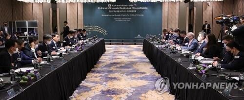 S. Korea, Australia seek deeper economic ties during trade talks