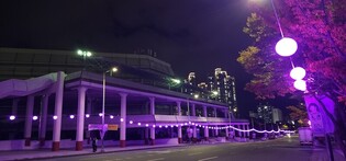 Surrounding roads of 'Busan Asiad Main Stadium' to illuminate with purple light