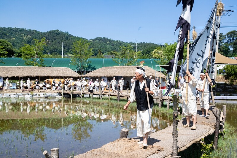 장뜰 두레농요 시연…증평들노래축제 22∼23일 열려