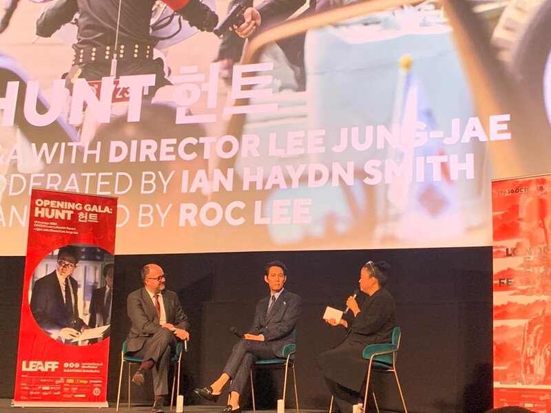 '헌트'로 英관객 사냥 온 이정재 "대사처럼 독재자는 계속 진화"