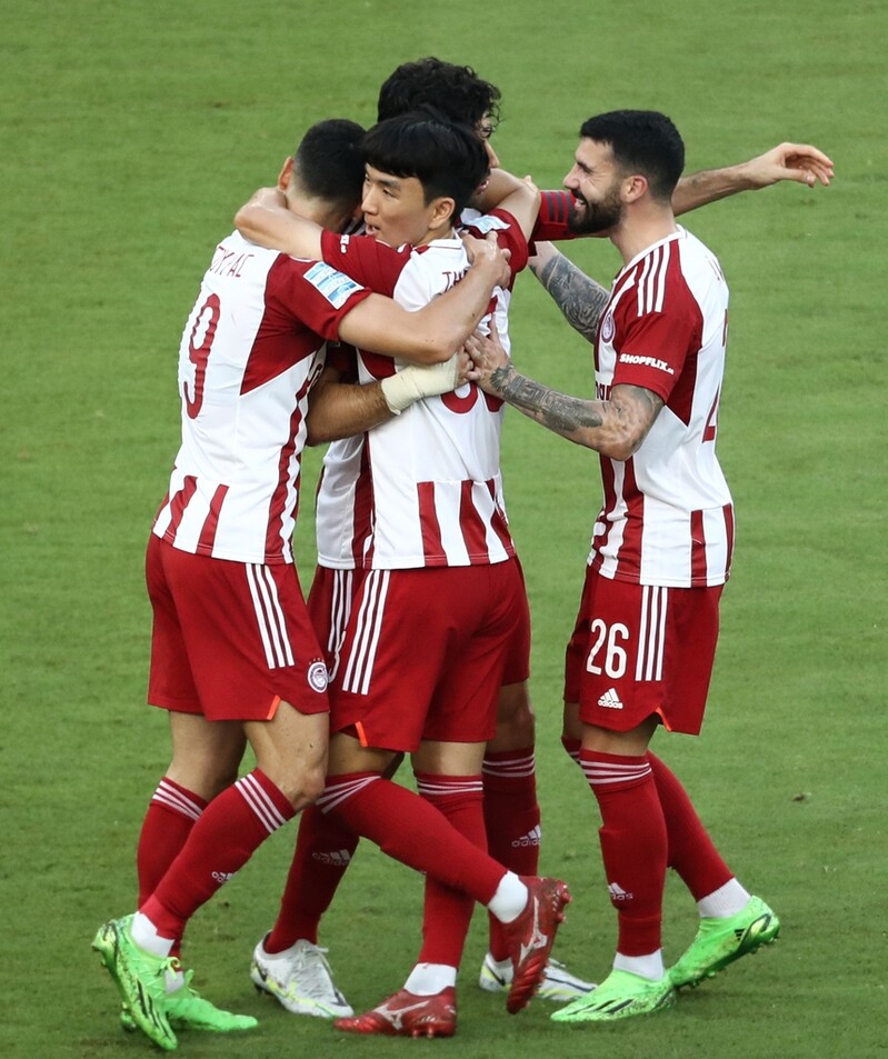 황인범 90분 풀타임…그리스 프로축구 올림피아코스 2-0 승리