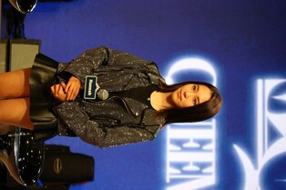 QueenzEye during debut media showcase for first single album 'Queenz Table'