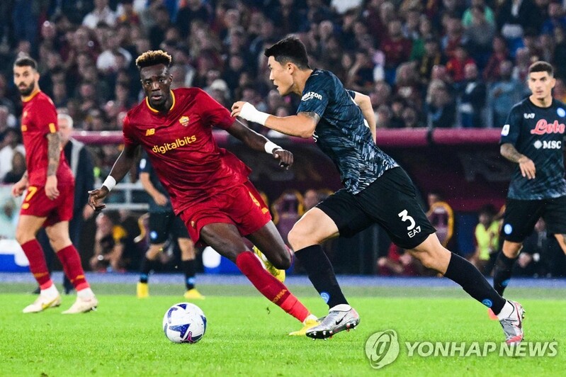'김민재 철벽 수비' 나폴리, 로마 꺾고 36년 만에 공식전 11연승