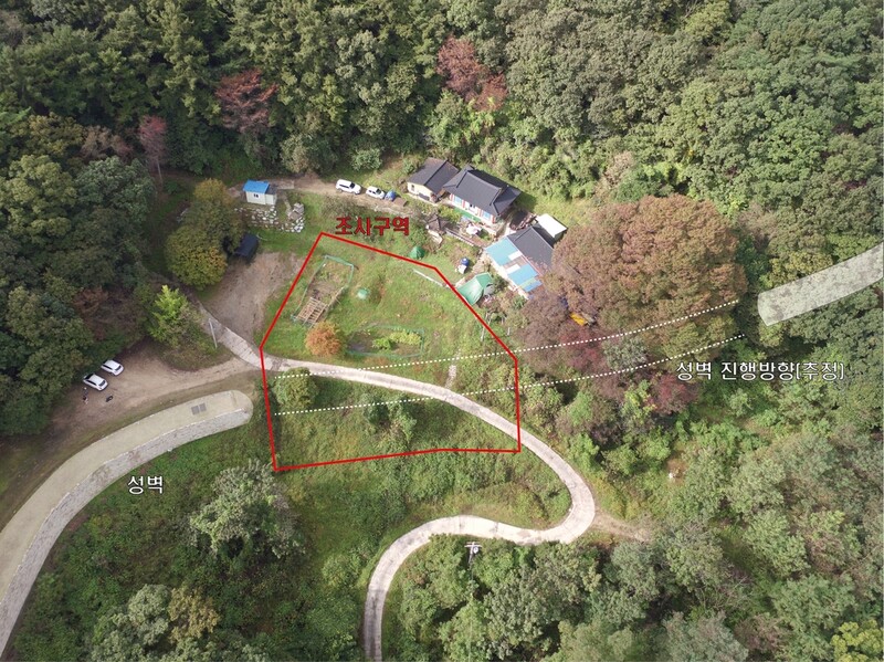 삼국시대 유적 충주 장미산성 발굴조사