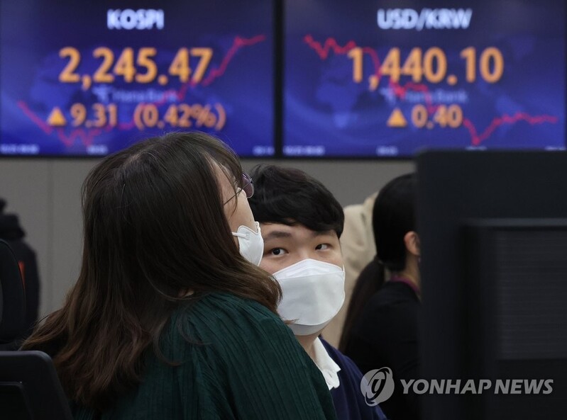 (LEAD) S. Korea's currency closes higher after tumbling to 13-yr low