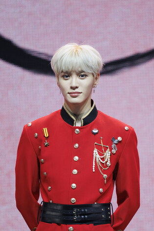 Photos of Keum, Wish, MU, and  A-min from EPEX during online media showcase for fourth EP 'Puppy Love'