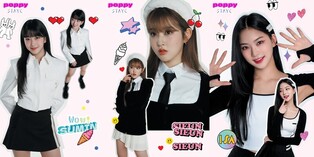 Concept photos of STAYC for first Japanese single 'POPPY'