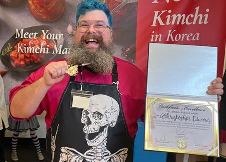 美 김치요리대회 우승자 "내 요리로 김치 널리 알릴 것"