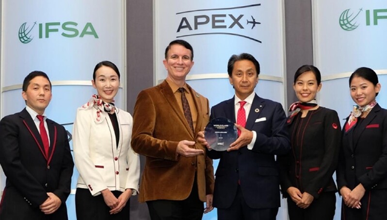 [여행소식] JAL, 2년 연속 APEX '월드 클래스 어워드' 수상