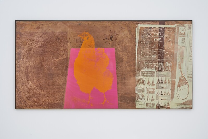 로버트 라우센버그 금속 작업 출발점이 된 구리 페인팅